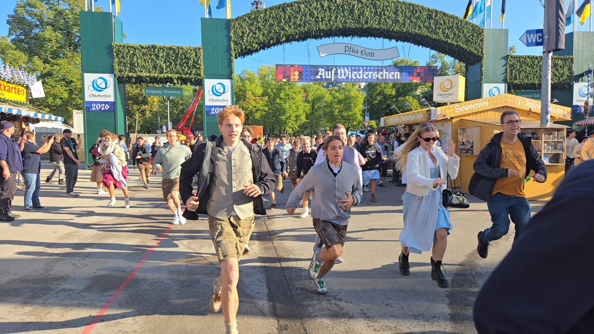 "Run" Richtung Festzelte: Das Oktoberfest 2026 beginnt