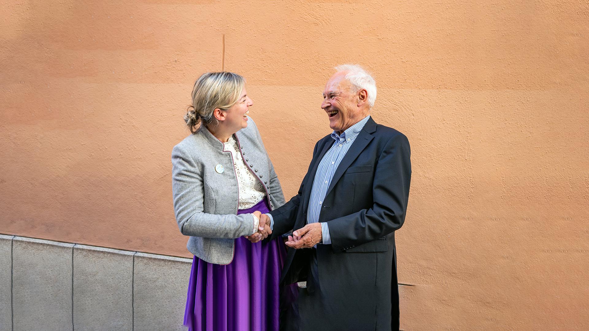 Erwin Huber, zu Gast auf der Herbstklausur der bayerischen Landtags-Grünen.