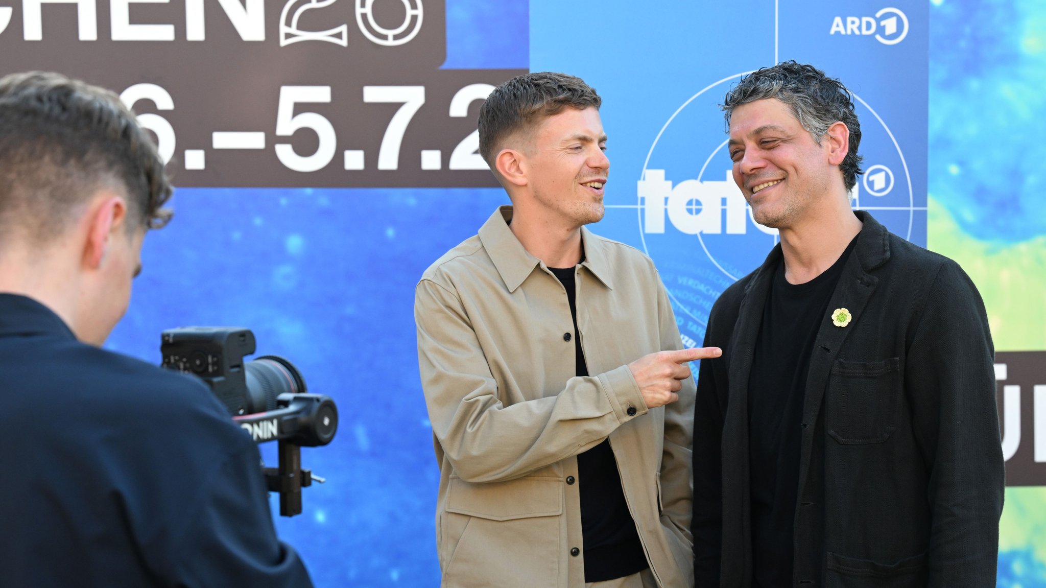 Carlo Ljubek und Ferdinand Hofer auf dem Münchner Filmfest.