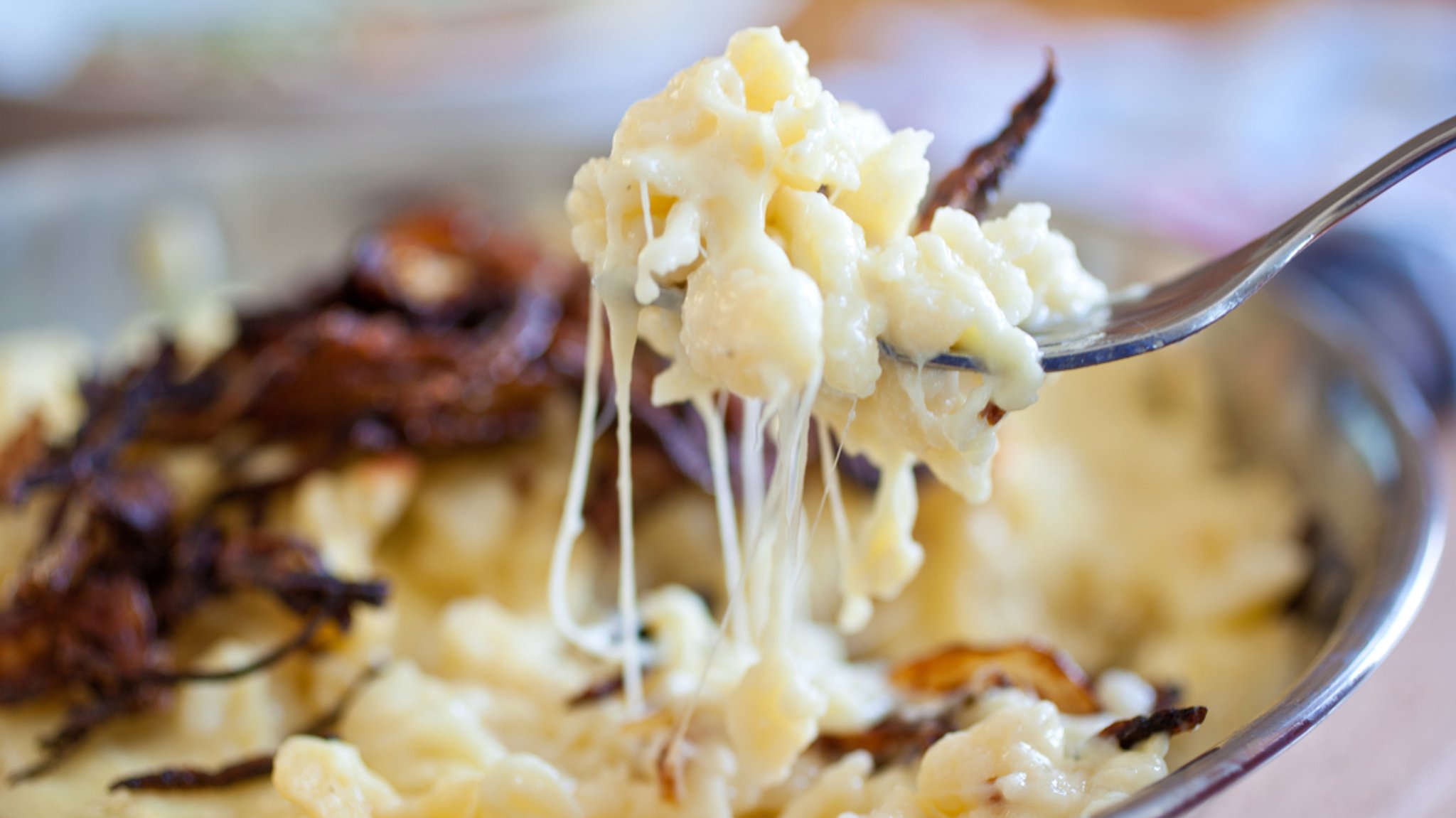 Ein Teller mit Käsespätzle | Bild: stock.adobe.com/babsi_w Ein Teller mit Käsespätzle