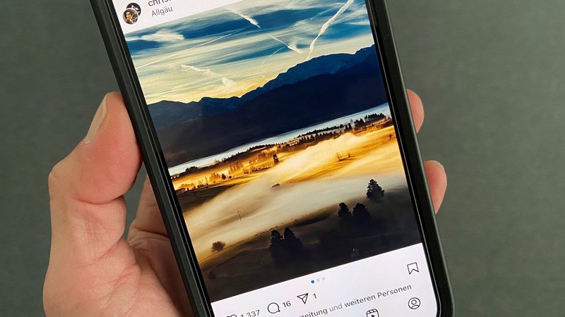 Instagram-Post aus dem Allgäu | Bild: BR / Doris Bimmer Instagram-Post aus dem Allgäu