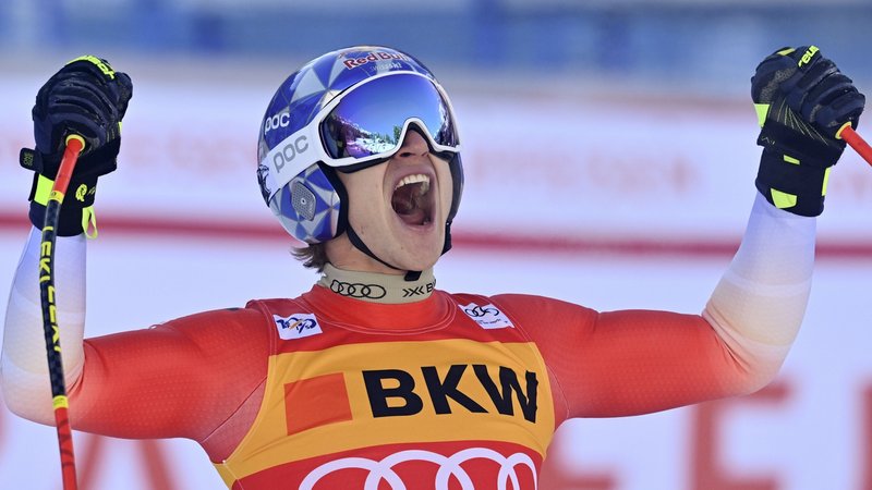 Marco Odermatt in Wengen | Bild: picture-alliance/dpa Marco Odermatt in Wengen