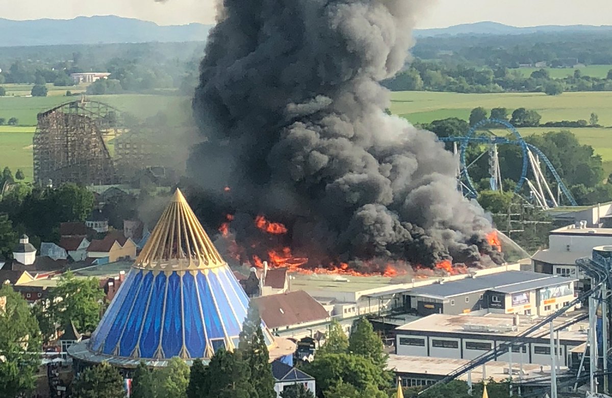 Europa-Park Rust öffnet nach Großbrand bereits wieder