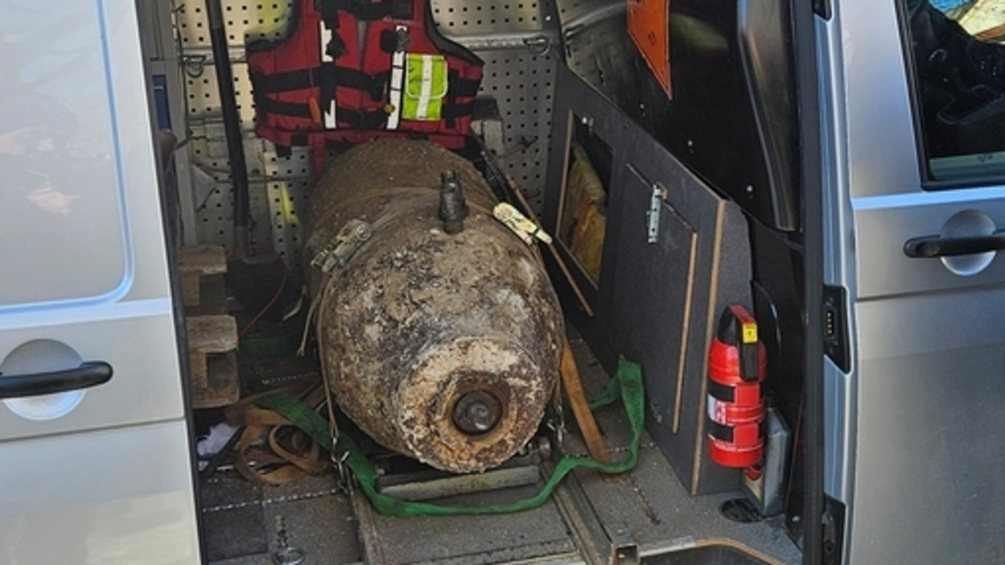 Entschärfte Fliegerbombe in München