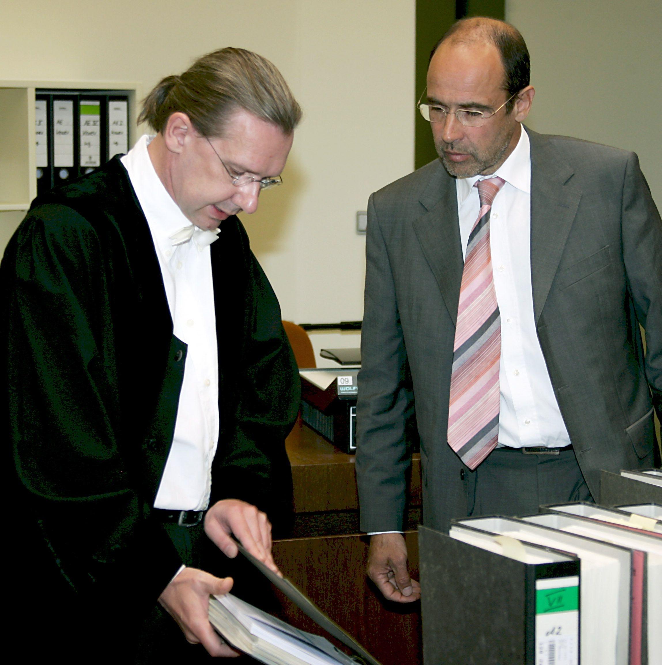 Prozessunterlagen aus dem Jahr 2007