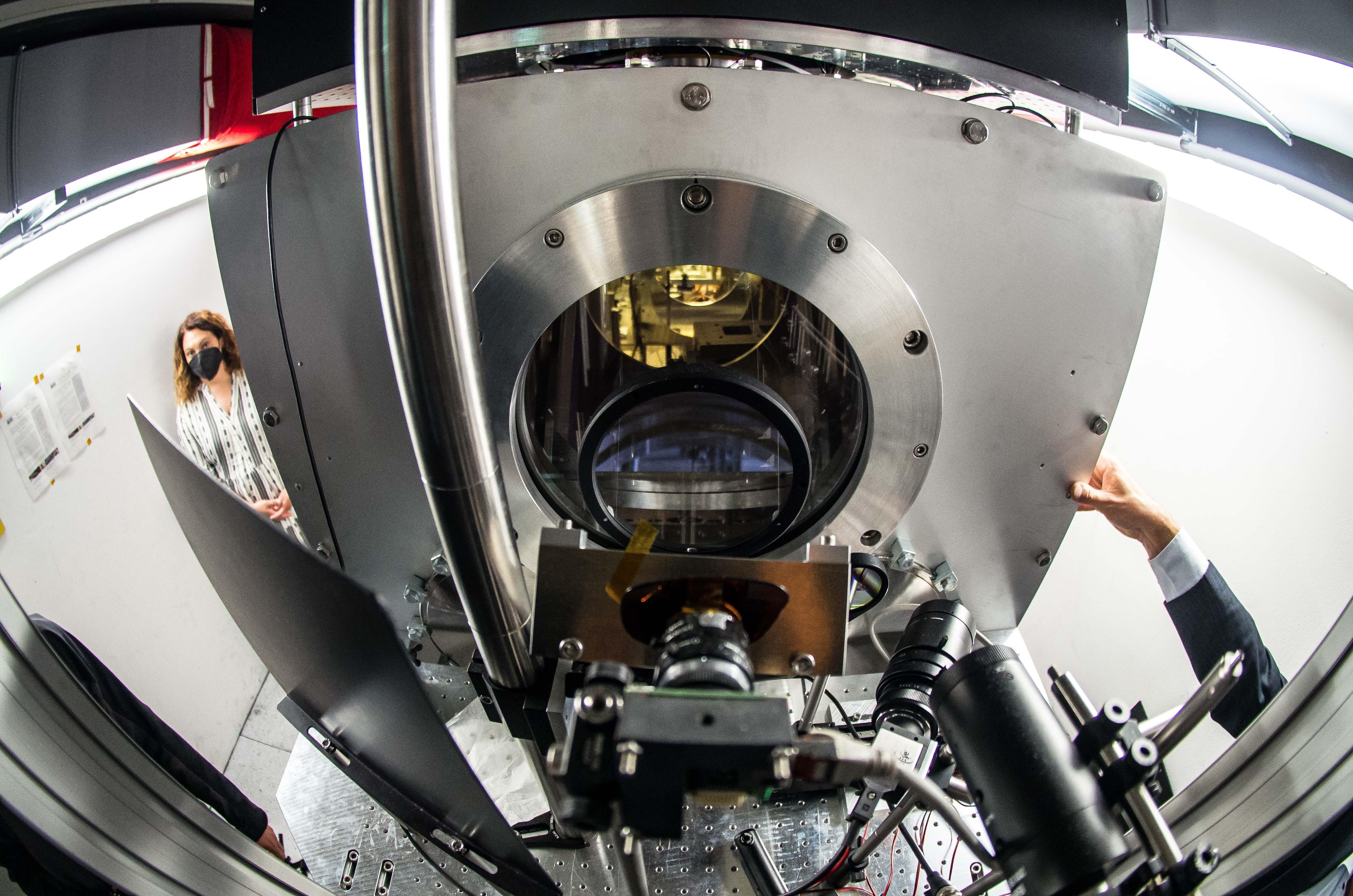 Laser-Labor der Ludwig-Maximilians-Universität München in Garching.