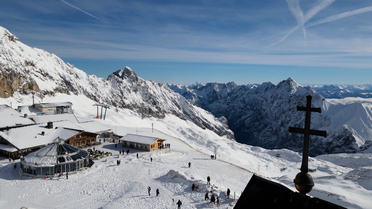 Wintersaison an der Zugspitze: Diesmal weniger Kunstschnee