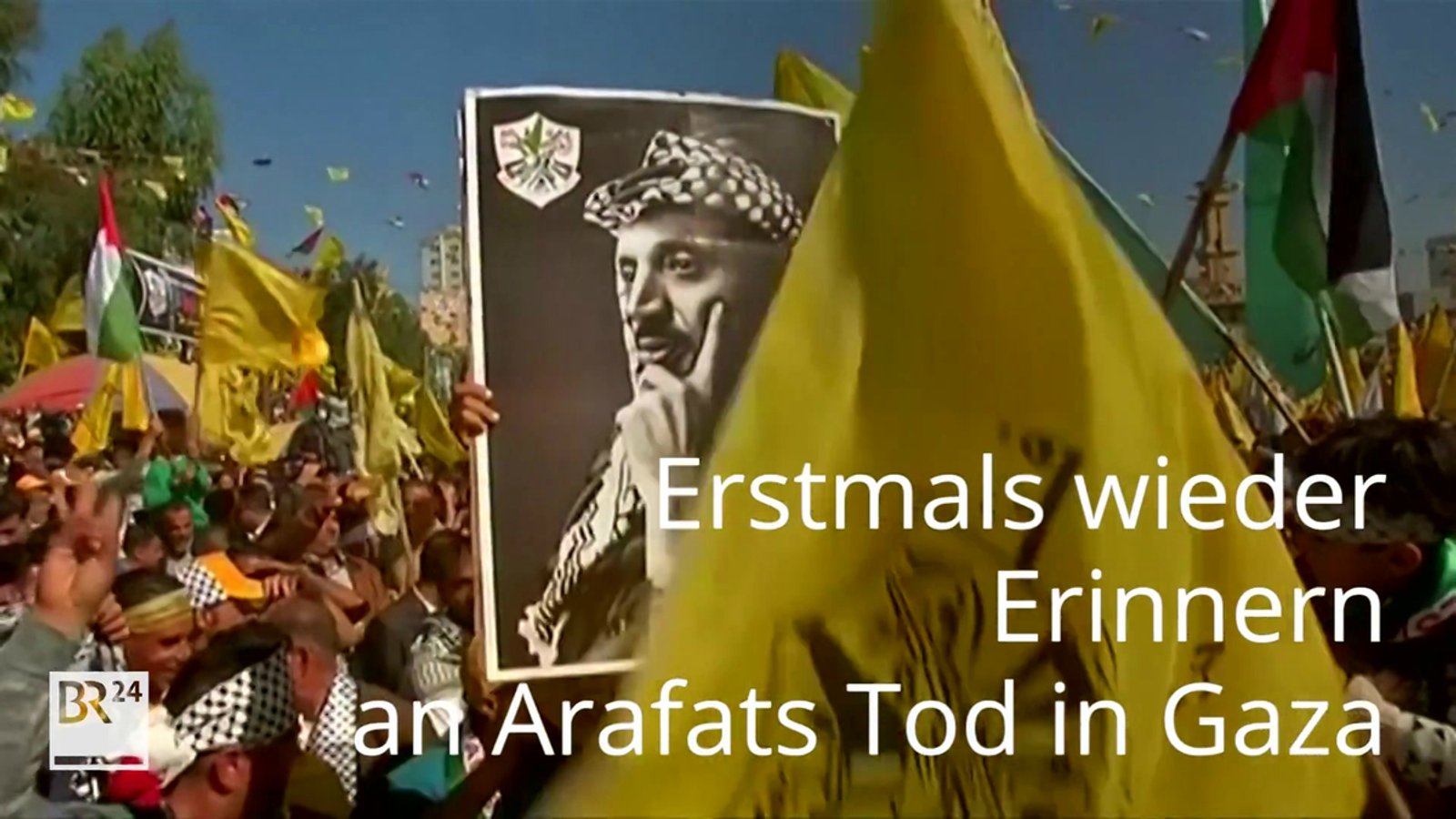 Palästinenser erinnern in Gaza erstmals wieder an Arafats Tod