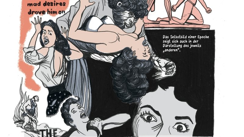 Szene aus dem Sachcomic "Die Frau als Mensch" von Ulli Lust | Bild: Ulli Lust/Reprodukt Szene aus dem Sachcomic "Die Frau als Mensch" von Ulli Lust