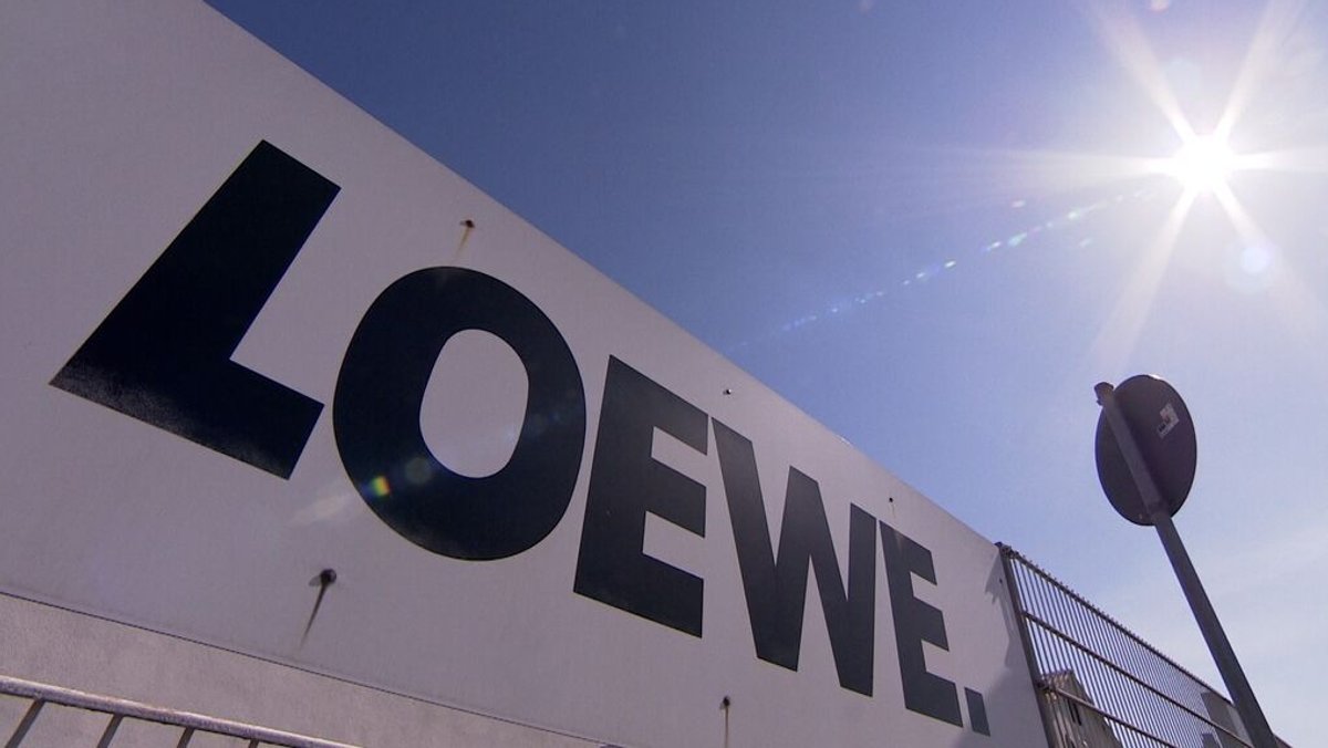 Das Firmengelände des TV- und Hifi-Geräteherstellers Loewe in Kronach. (Archiv)