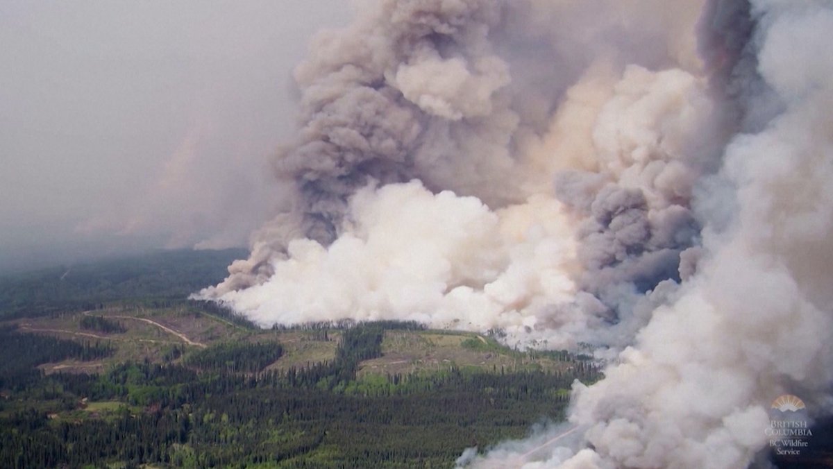 Waldbrände in Kanada sorgen für Rauch bis in die USA