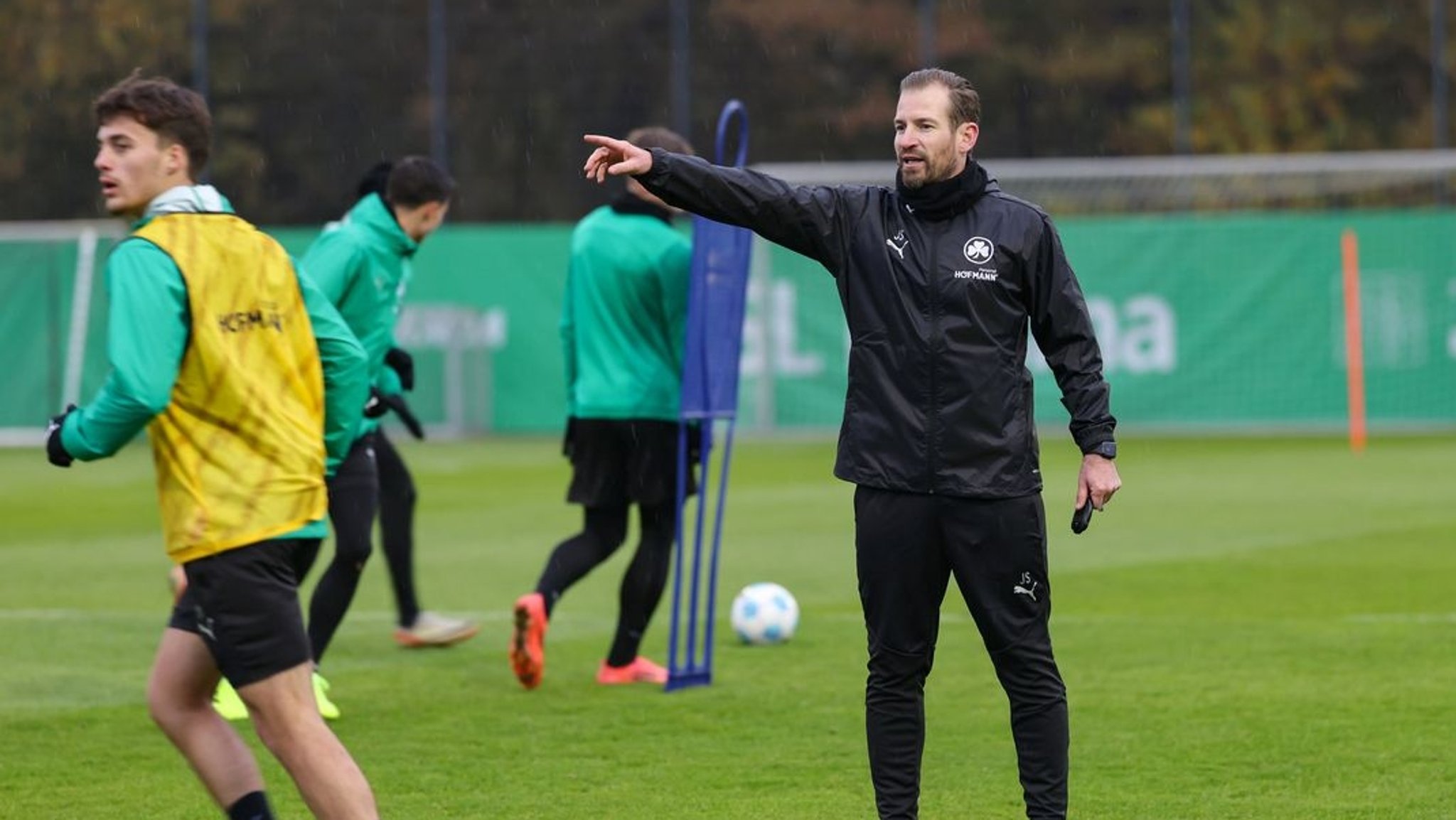 Jan Siewert im Training bei der SpVgg Greuther Fürth