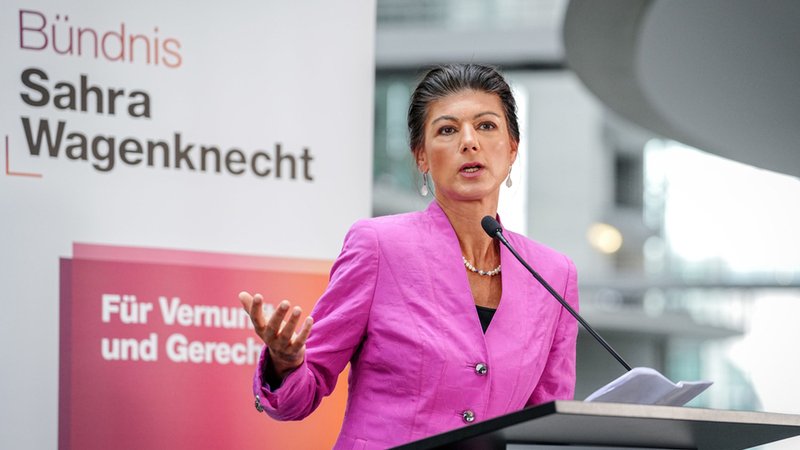Sahra Wagenknecht | Bild: dpa-Bildfunk/Kay Nietfeld Sahra Wagenknecht