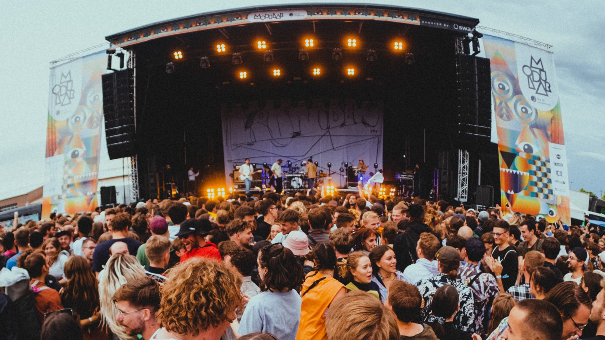 Foto vom Modular-Festival, das der Stadtjugendring Augsburg organisiert