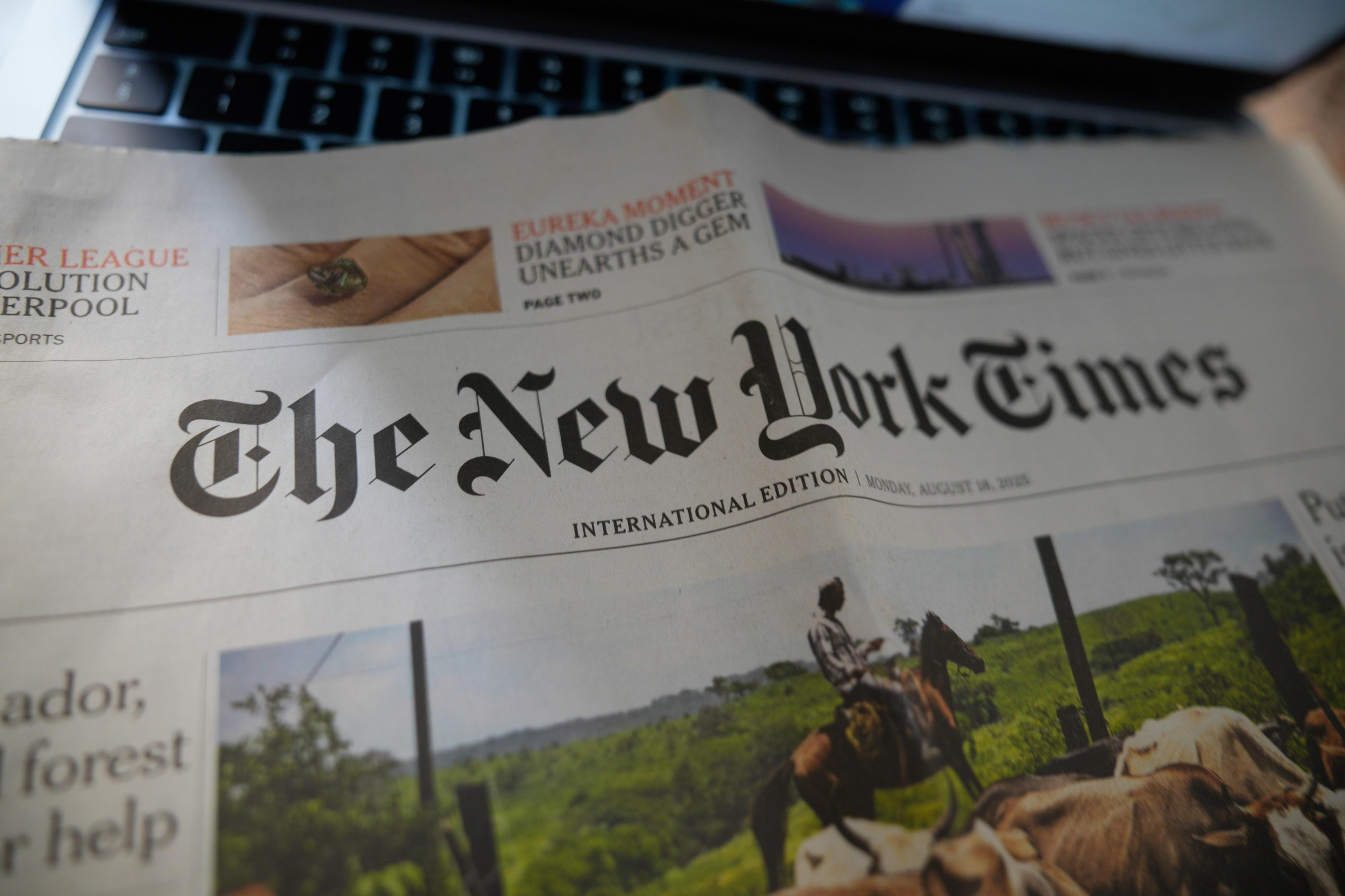 Trump verklagt "New York Times" auf 15 Milliarden Dollar