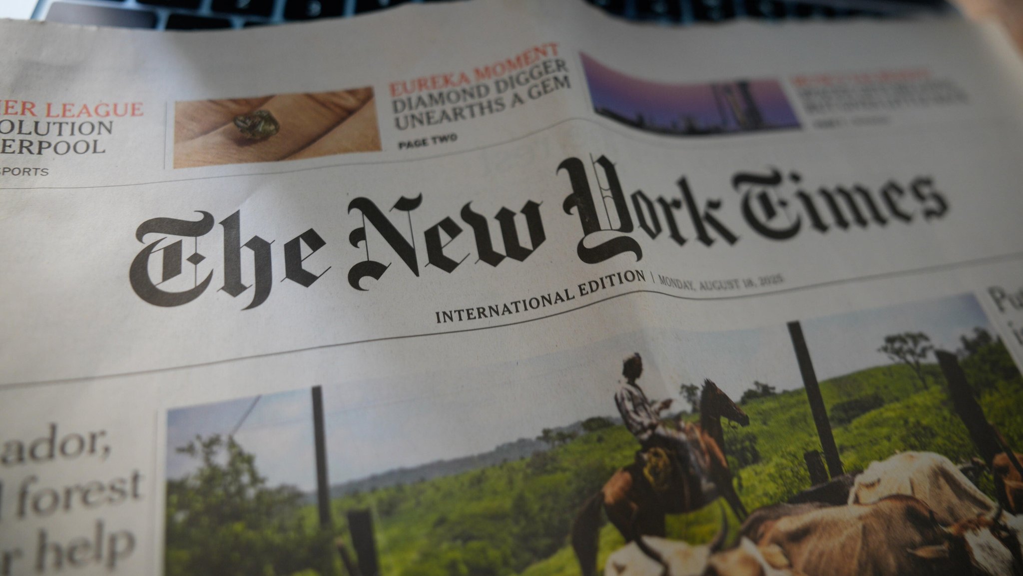 Trump verklagt "New York Times" auf 15 Milliarden Dollar