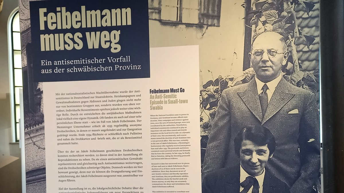 Drohbriefe in der NS-Zeit: Wie Jakob Feibelmann vertrieben wurde