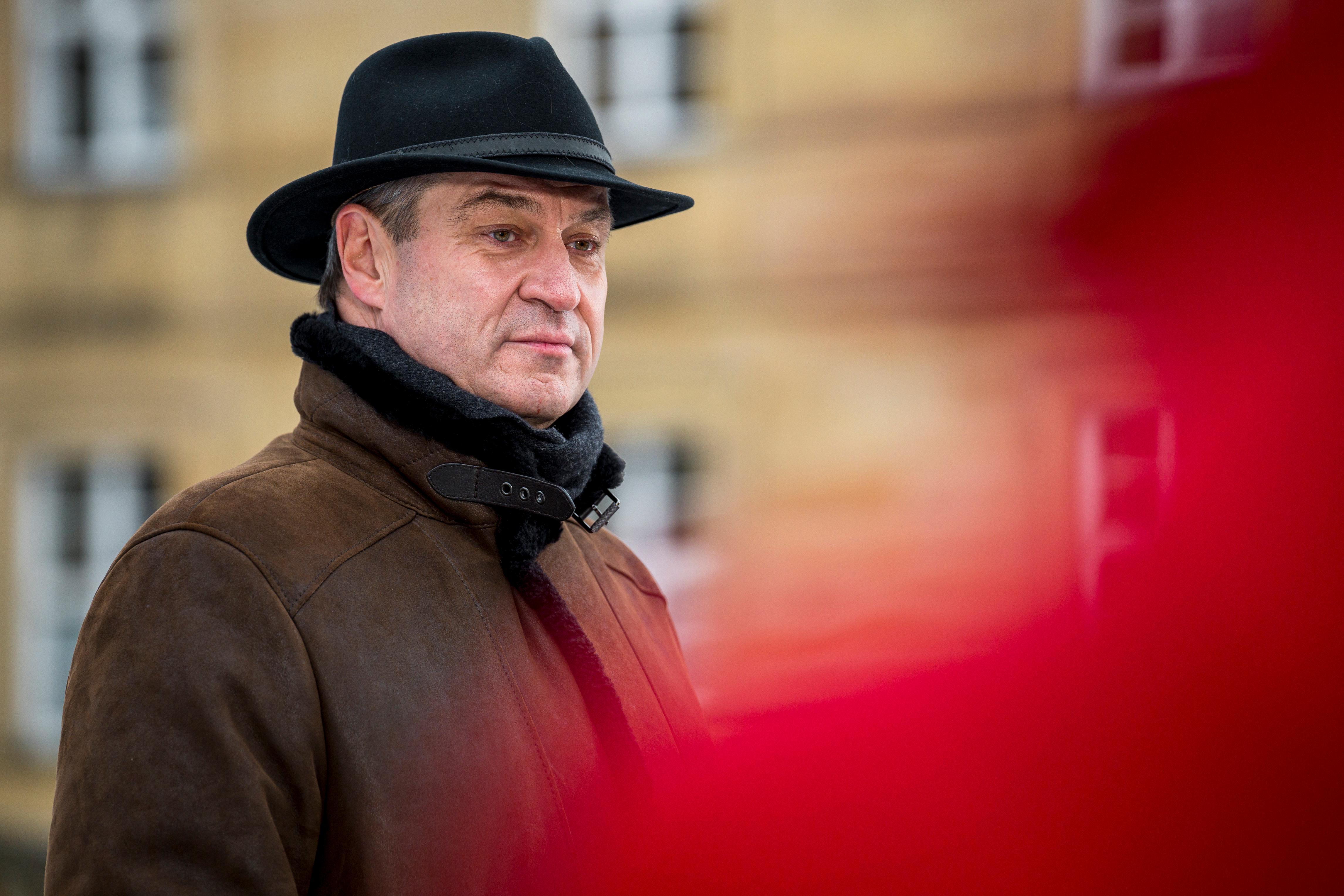 Markus Söder (CSU), Ministerpräsident von Bayern, während der Winterklausur der CSU-Landtagsfraktion.