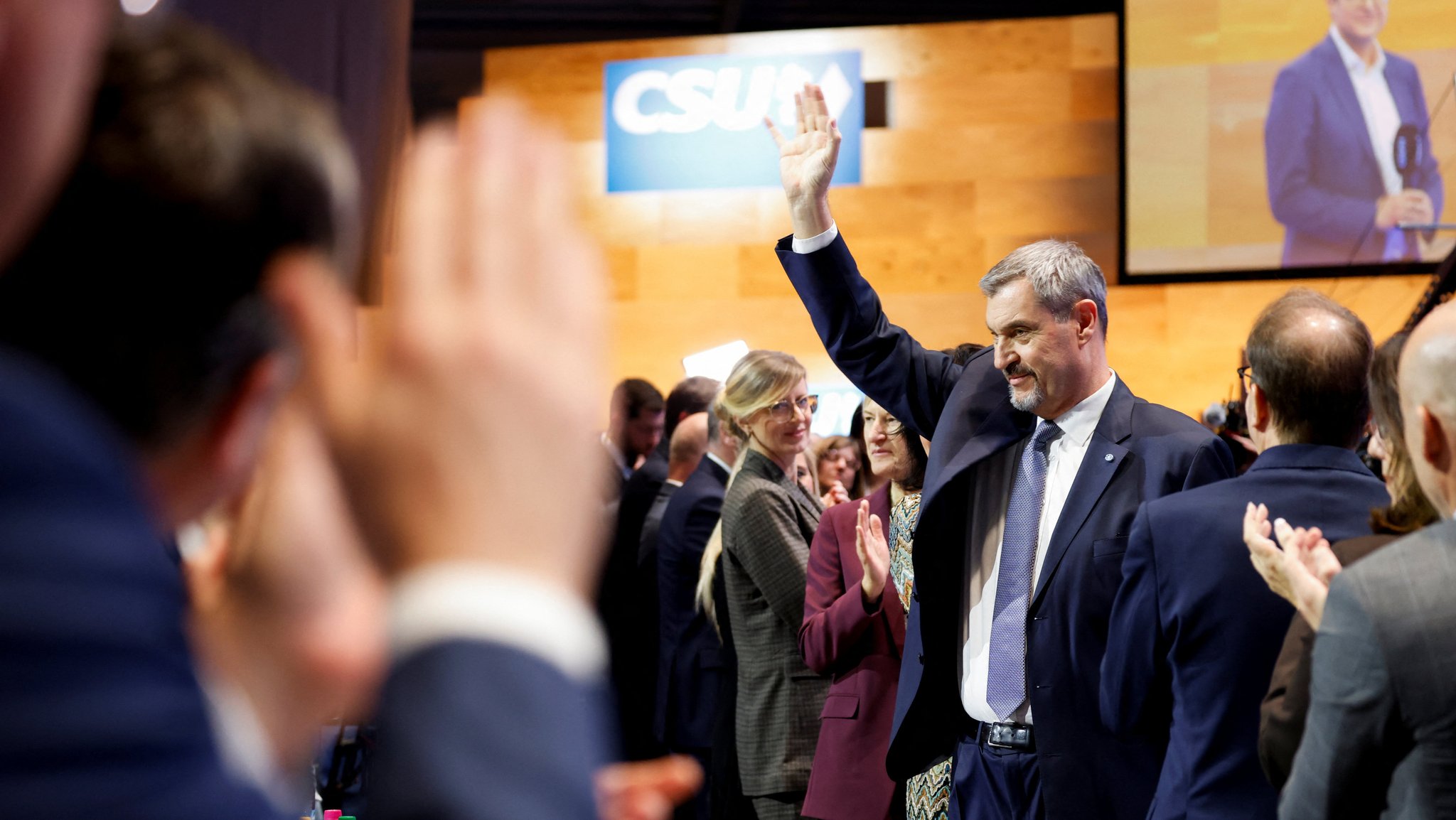 CSU-Chef Markus Söder in München | Bild: REUTERS/Michaela Stache CSU-Chef Markus Söder in München