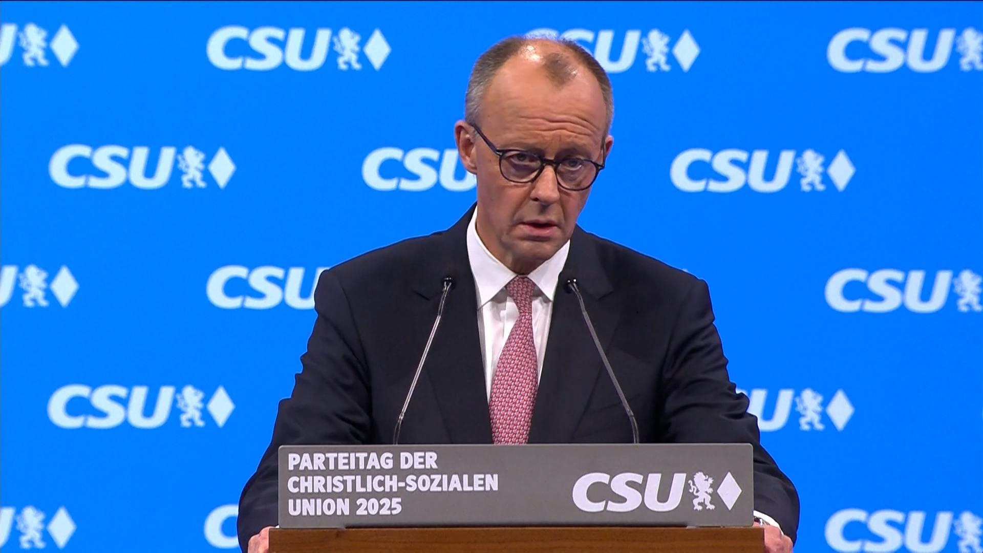 CDU-Chef Friedrich Merz in München 