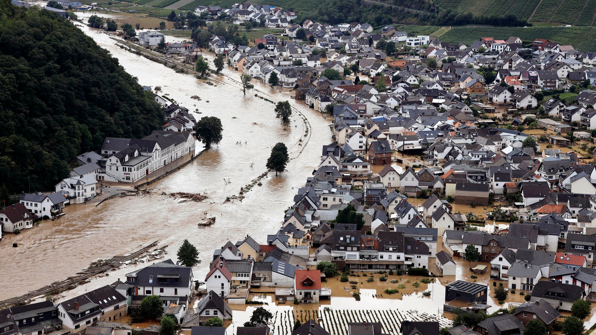 Unwetterschäden in Deutschland: 182 Milliarden Euro seit 1980