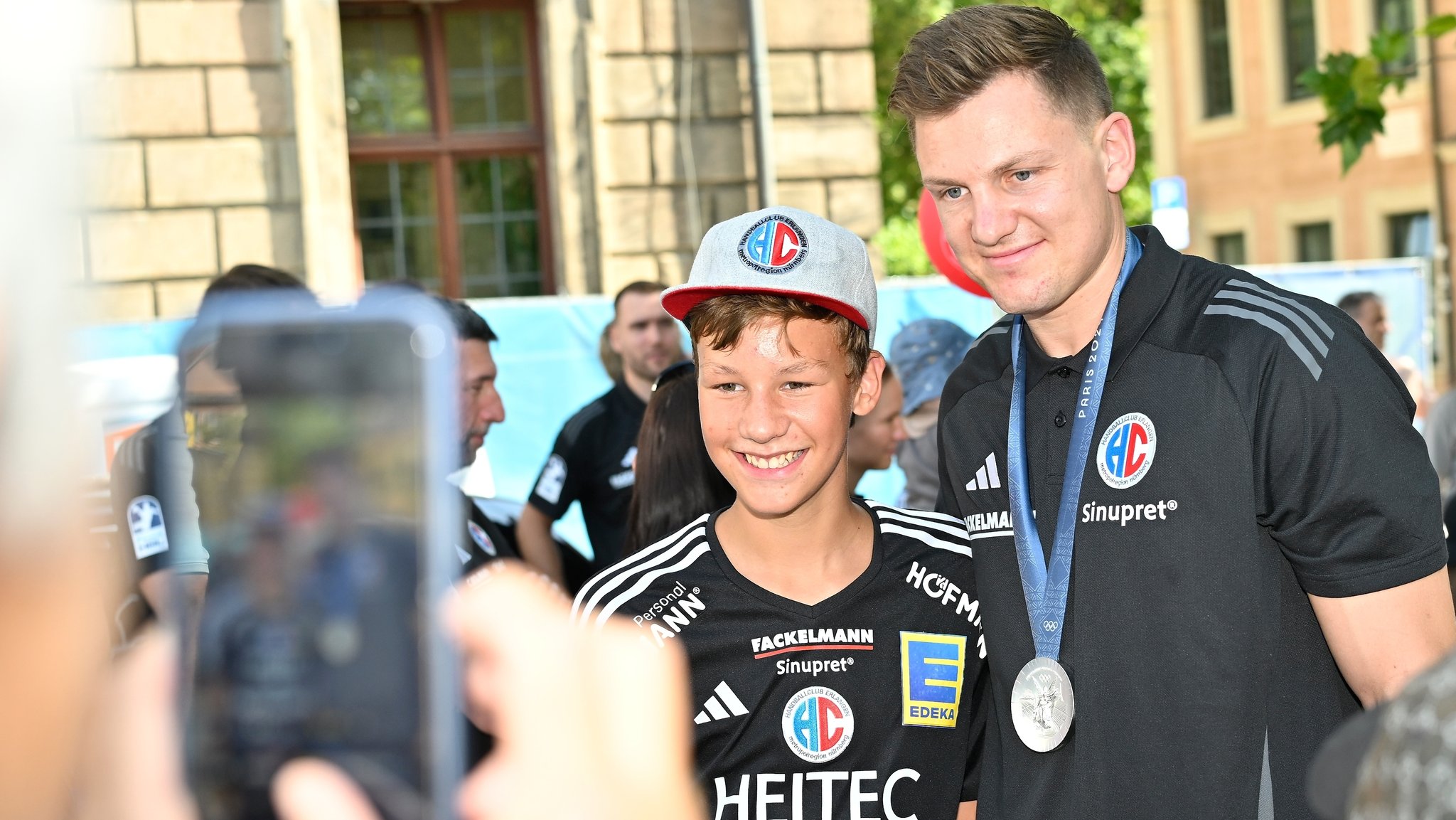 Saisoneröffnung beim HC Erlangen mit Nationalspieler Christoph Steinert