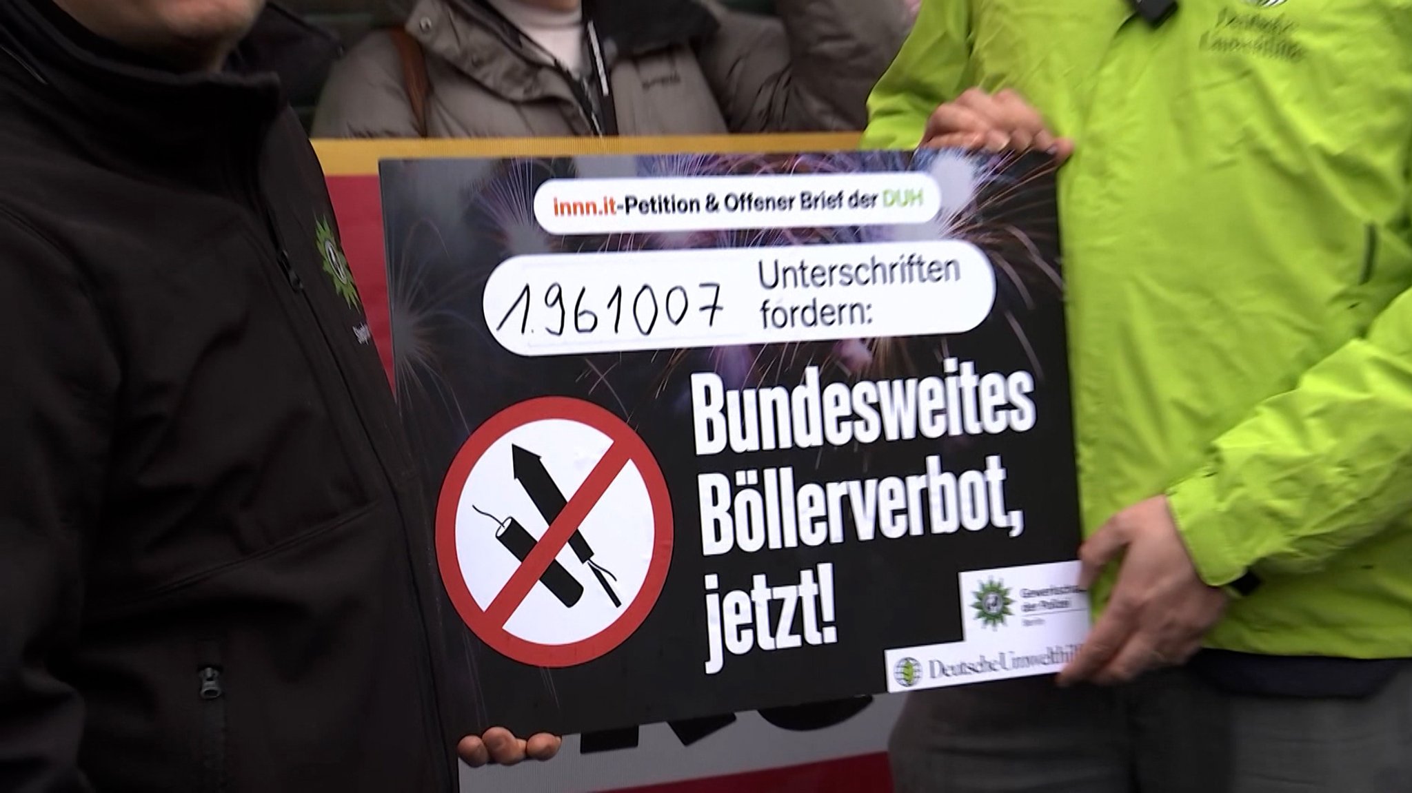 Petition für Verbot von Böllern und Feuerwerk