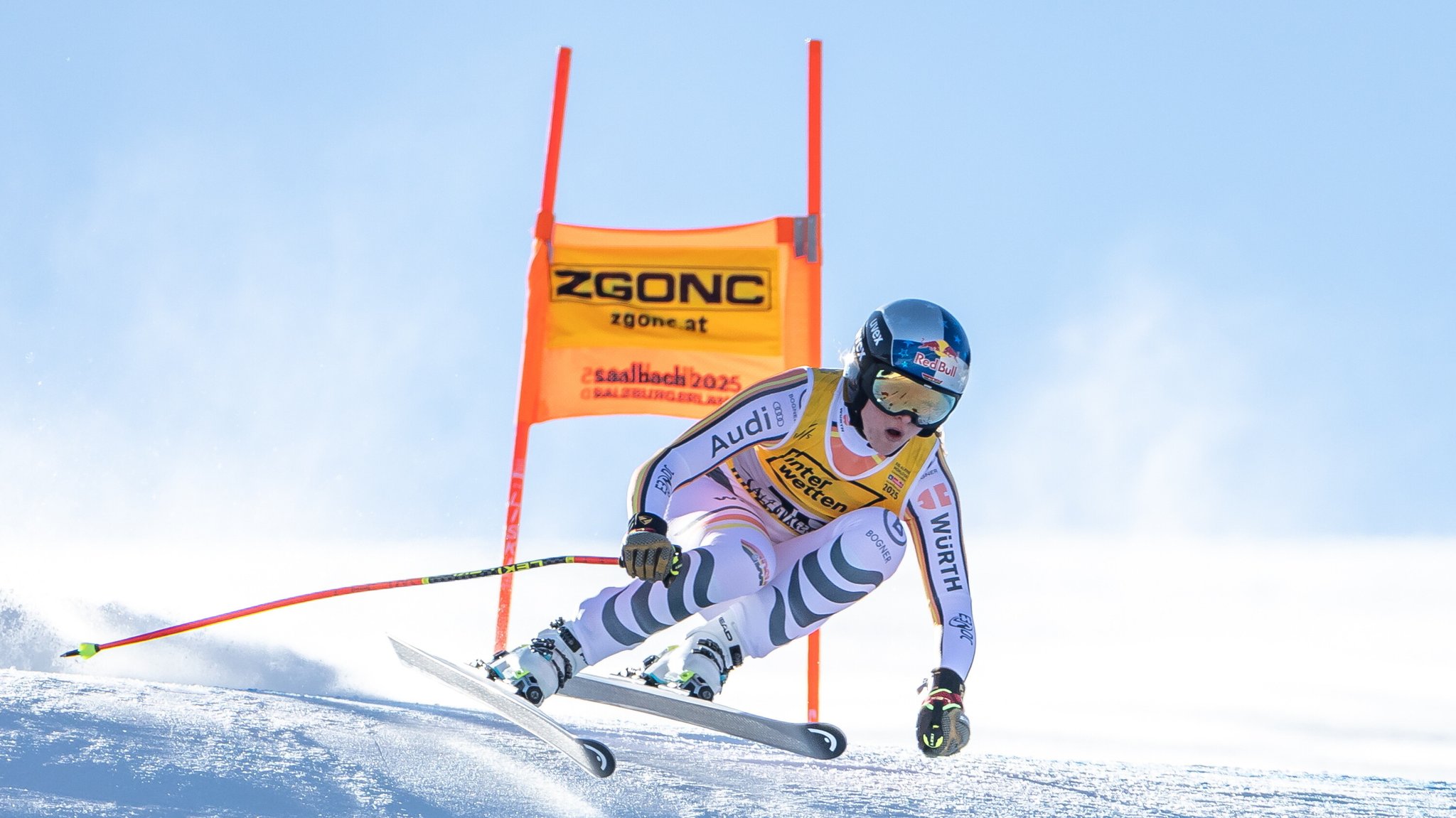 Emma Aicher bei der Ski-WM in Saalbach-Hinterglemm 2025