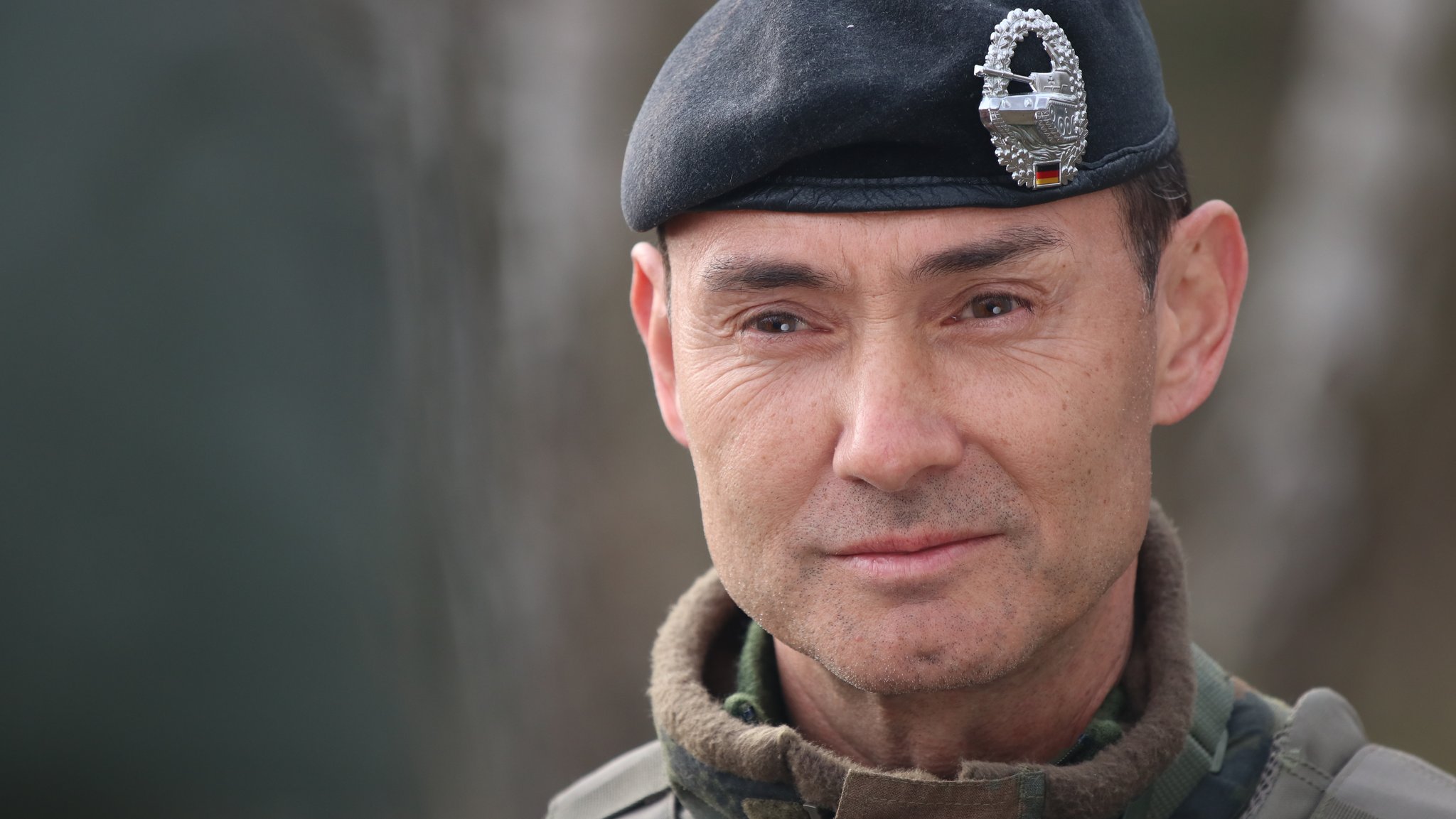 Brigadegeneral David Markus, Kommandeur der Panzergrenadierbrigade 37 zu der auch das Panzerartilleriebataillon 375 in Weiden gehört. 