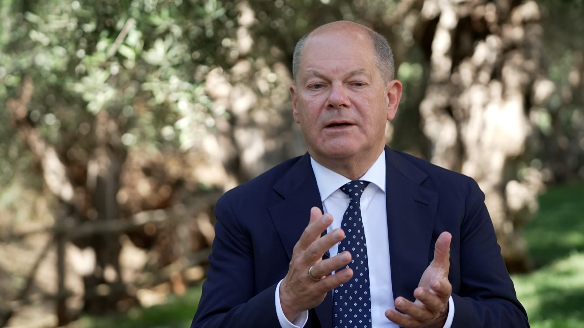 Olaf Scholz im ARD-Interview zur Kanzlerkandidatur