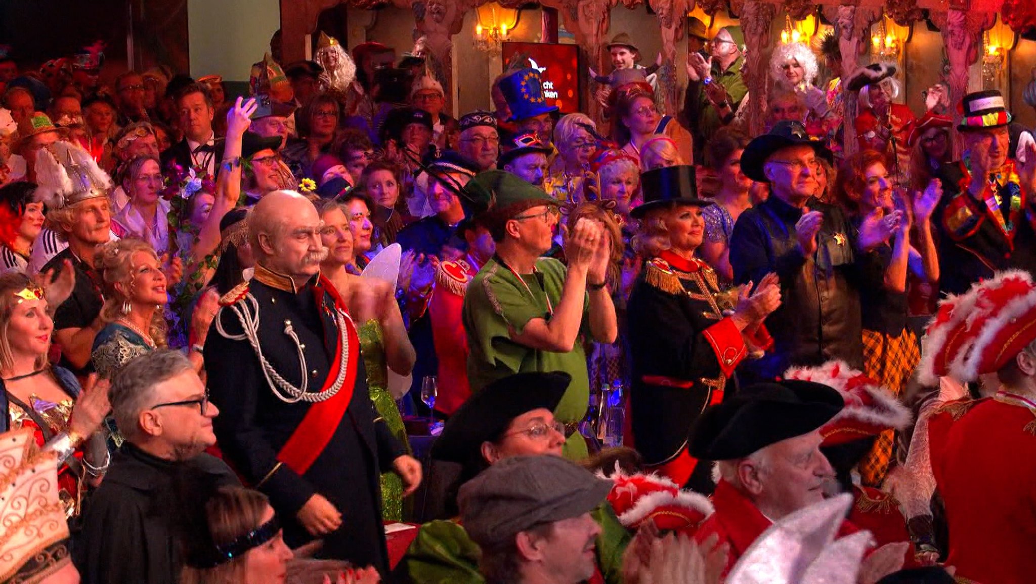 Das Publikum von "Fastnacht in Franken" in den Veitshöchheimer Mainfrankensälen