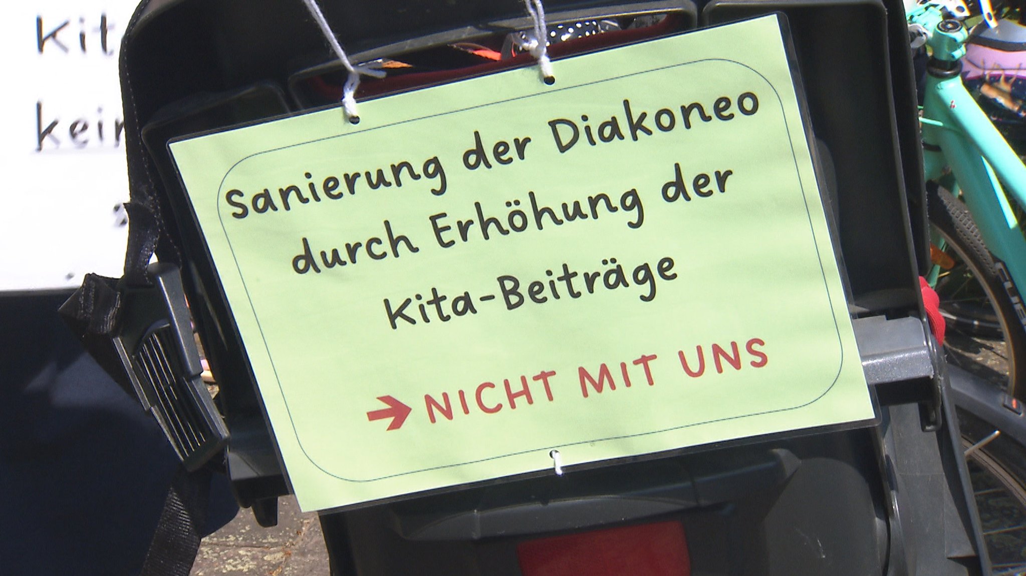 Schild "Nicht mit uns"