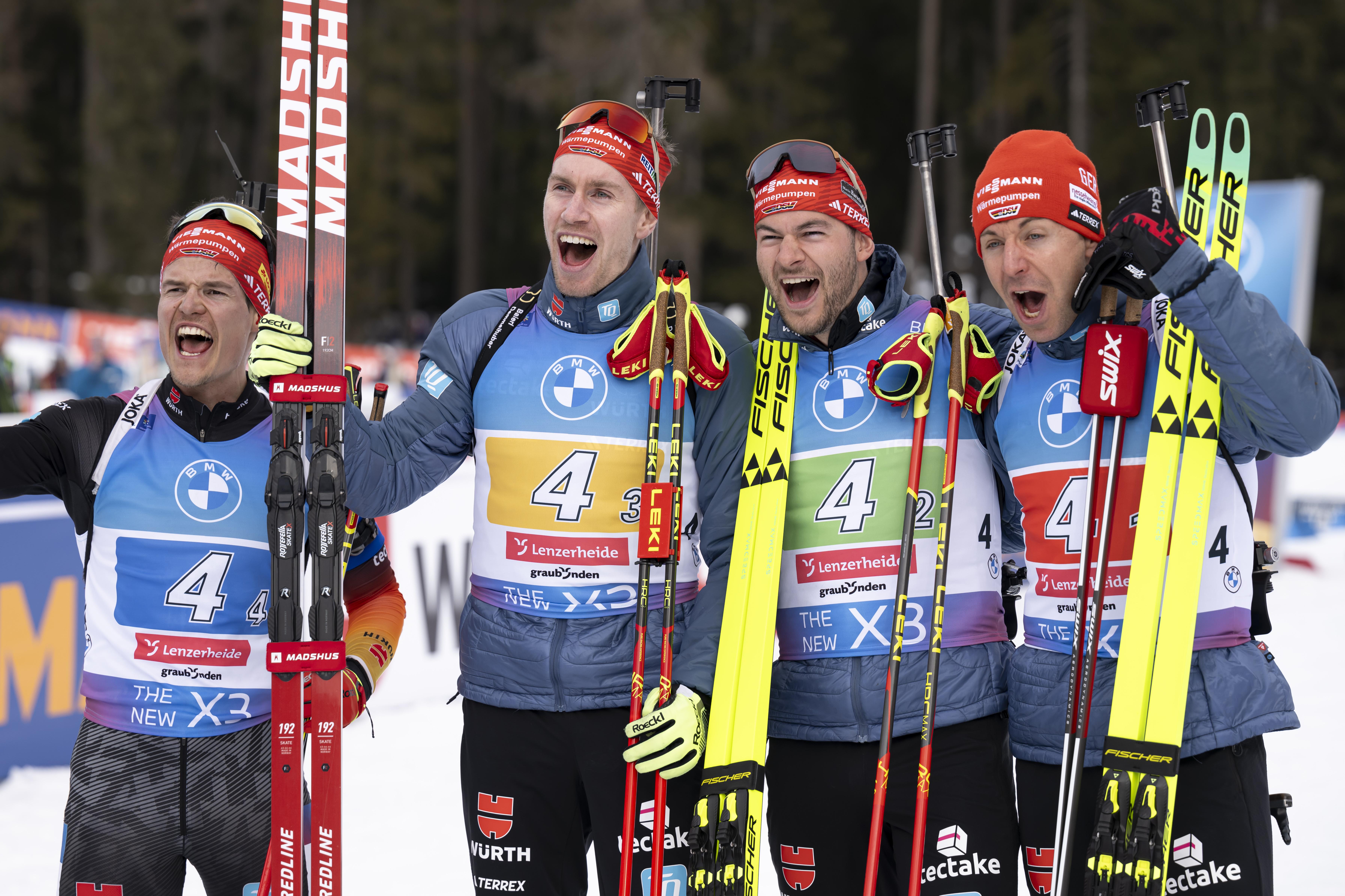 Von links: Philipp Horn, Johannes Kühn, Danilo Riethmüller und Philipp Nawrath