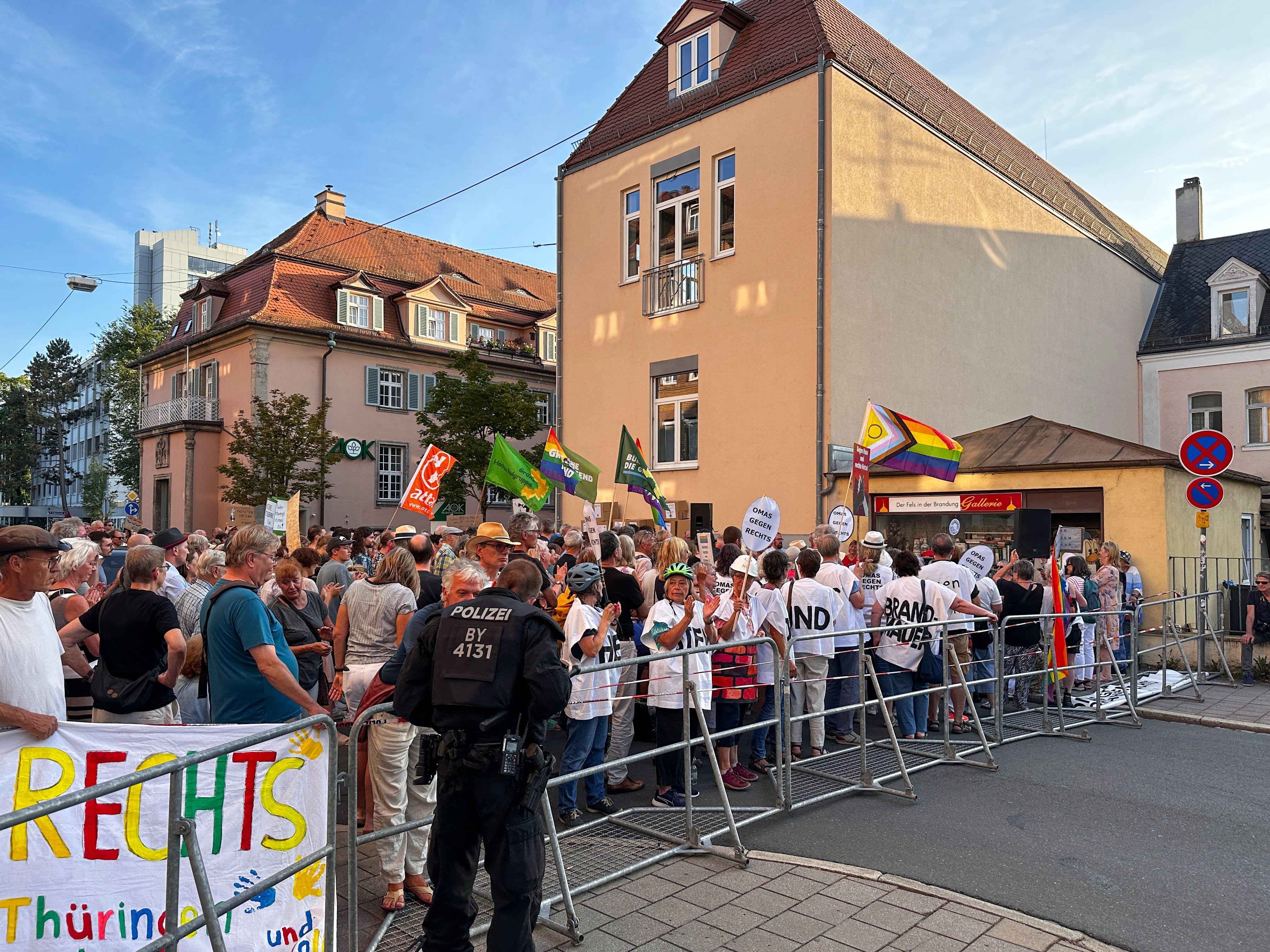 Demonstration in Erlangen