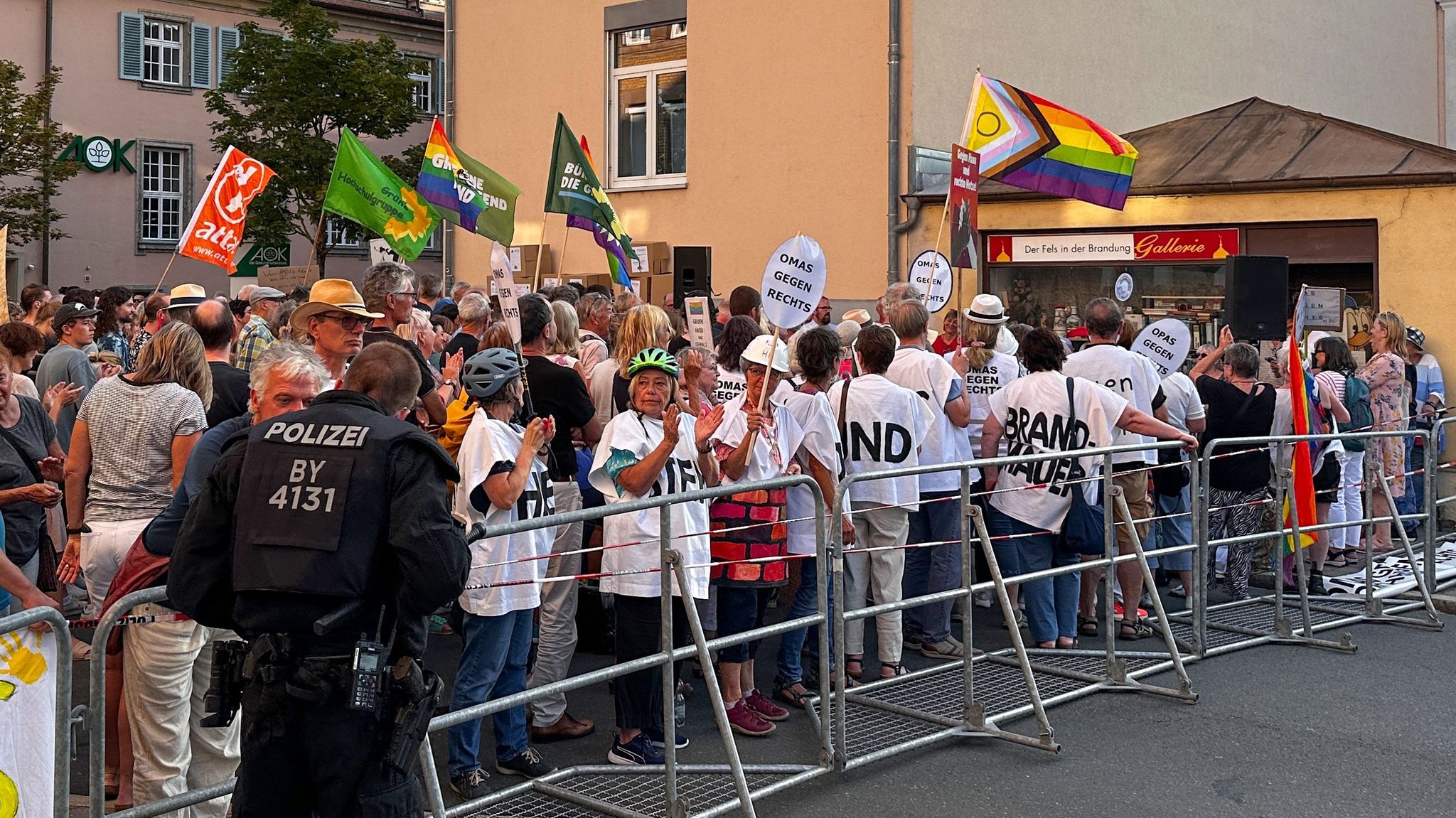 Demonstration in Erlangen