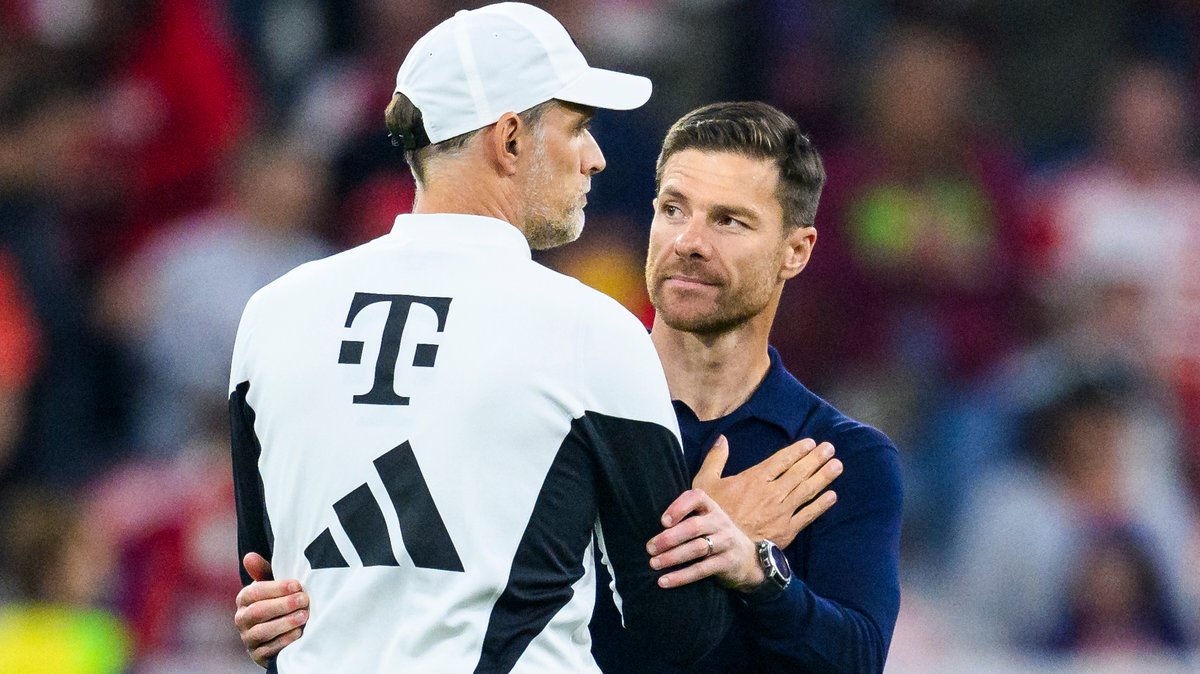 Bayern-Trainer Thomas Tuchel und Leverkusen-Trainer Xabi Alonso