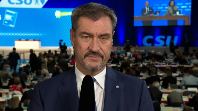 Markus Söder im Interview mit BR24 | Bild: BR24 Markus Söder im Interview mit BR24