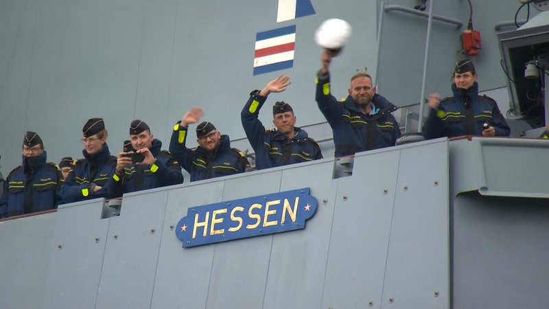 Besatzung der "Hessen" | Bild: BR Besatzung der "Hessen"