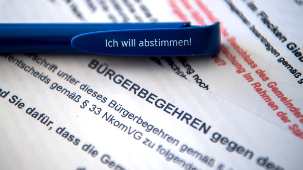 Die Zahl der Bürgerbegehren ist in Bayern gestiegen | Bild:Sina Schuldt