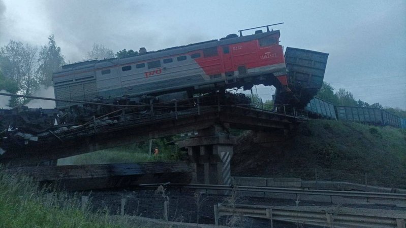 Zugunglücksstelle in Kursk | Bild: Reuters Zugunglücksstelle in Kursk