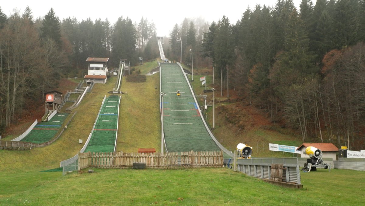 Skisprunganlage des WSV Rastbüchl im Bayerischen Wald