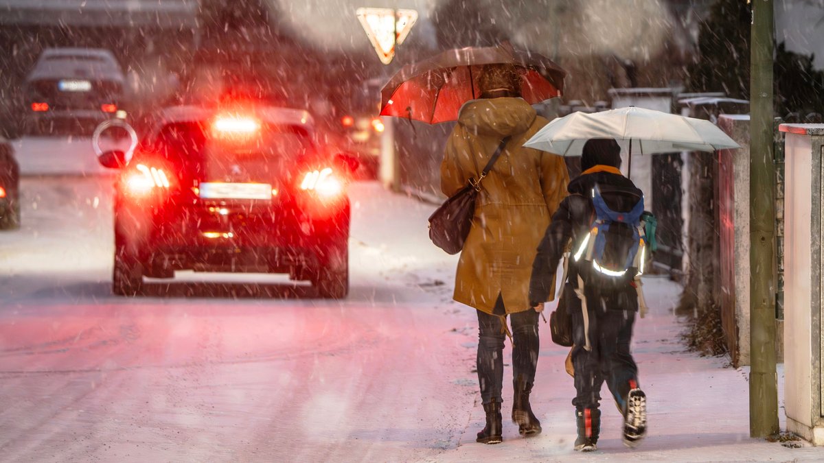 Sturmtief Elli bringt Schnee, Regen und Glatteis