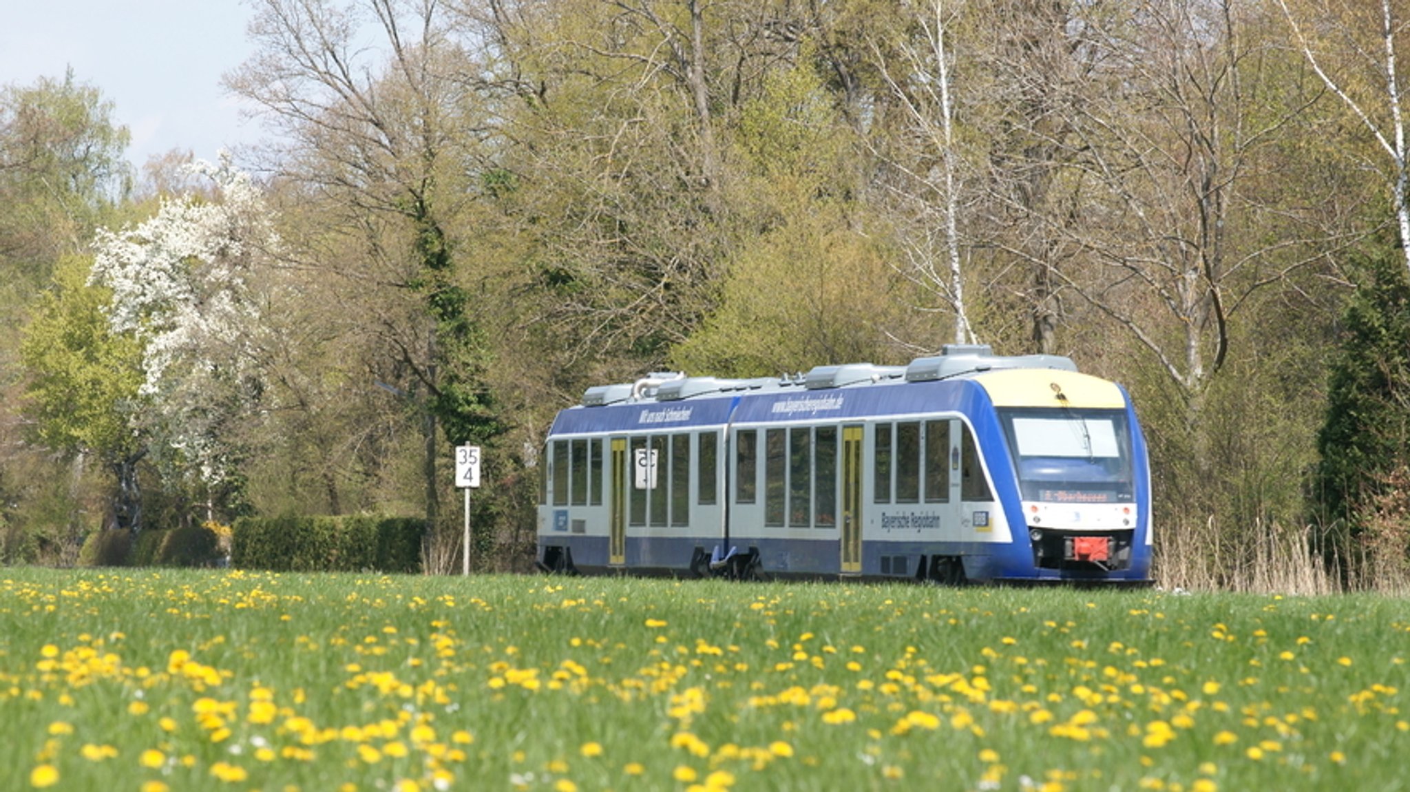 Ein Zug der Bayerischen Regionalbahn (BRB) | Bild: BR/Thomas Schmidt Ein Zug der Bayerischen Regionalbahn (BRB)