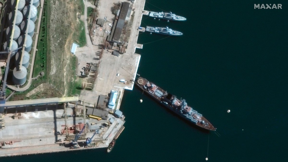 Flaggschiff der russischen Schwarzmeerflotte schwer beschädigt