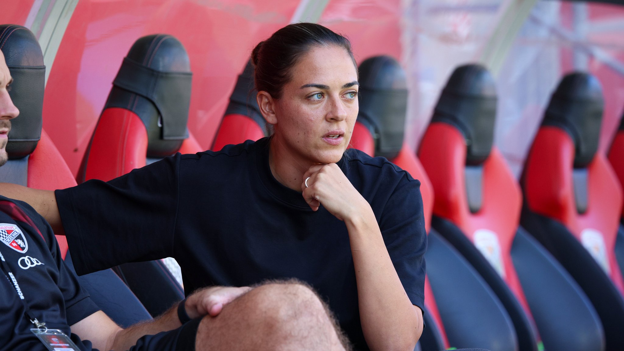 Sabrina Wittmann und der FC Ingolstadt mussten sich mit einem Unentschieden zufriedengeben | Bild: picture alliance / Eibner-Pressefoto | Oliver STRISCH Sabrina Wittmann und der FC Ingolstadt mussten sich mit einem Unentschieden zufriedengeben