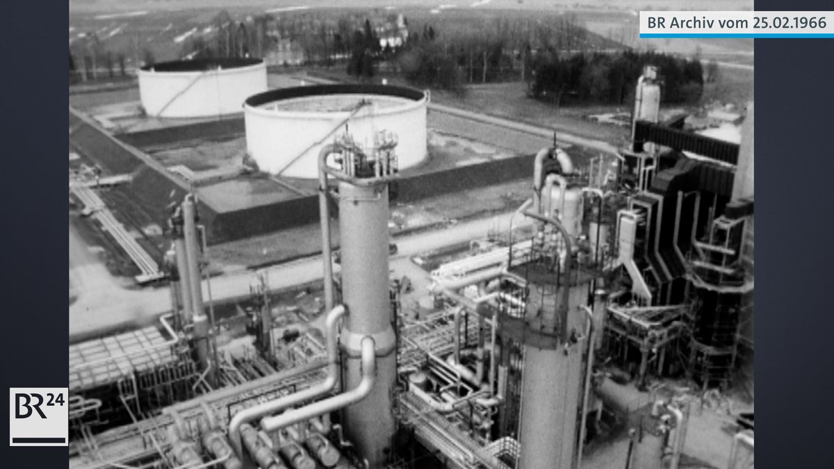 Ölraffinerie Ingolstadt von oben