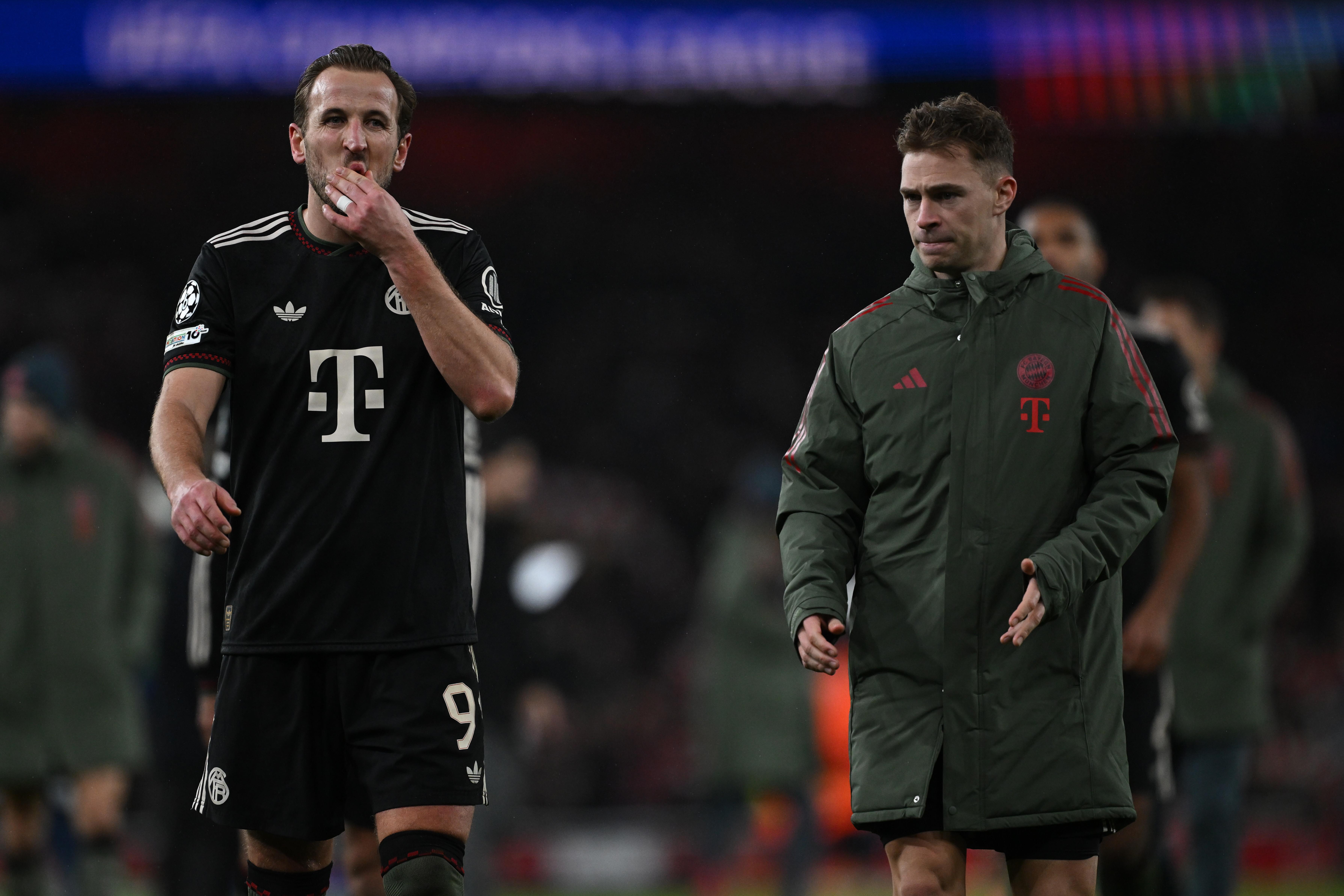 Harry Kane (l.) und Joshua Kimmich