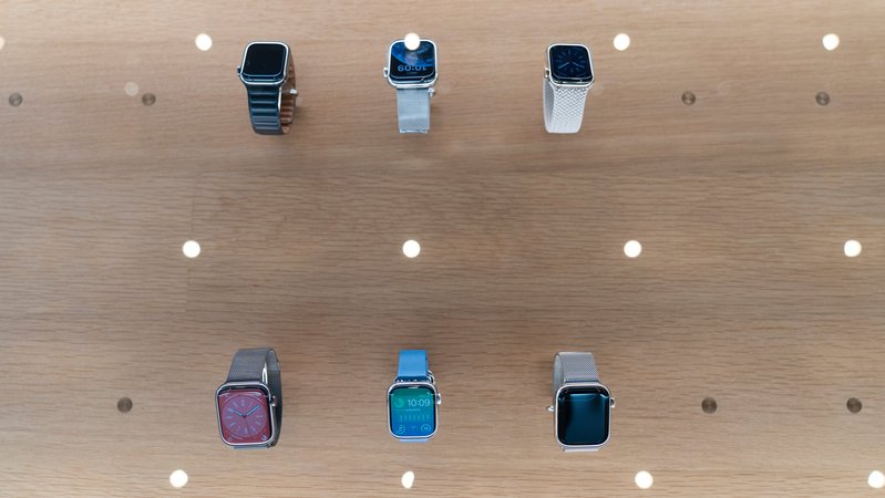 Apple Watches des Modells 8