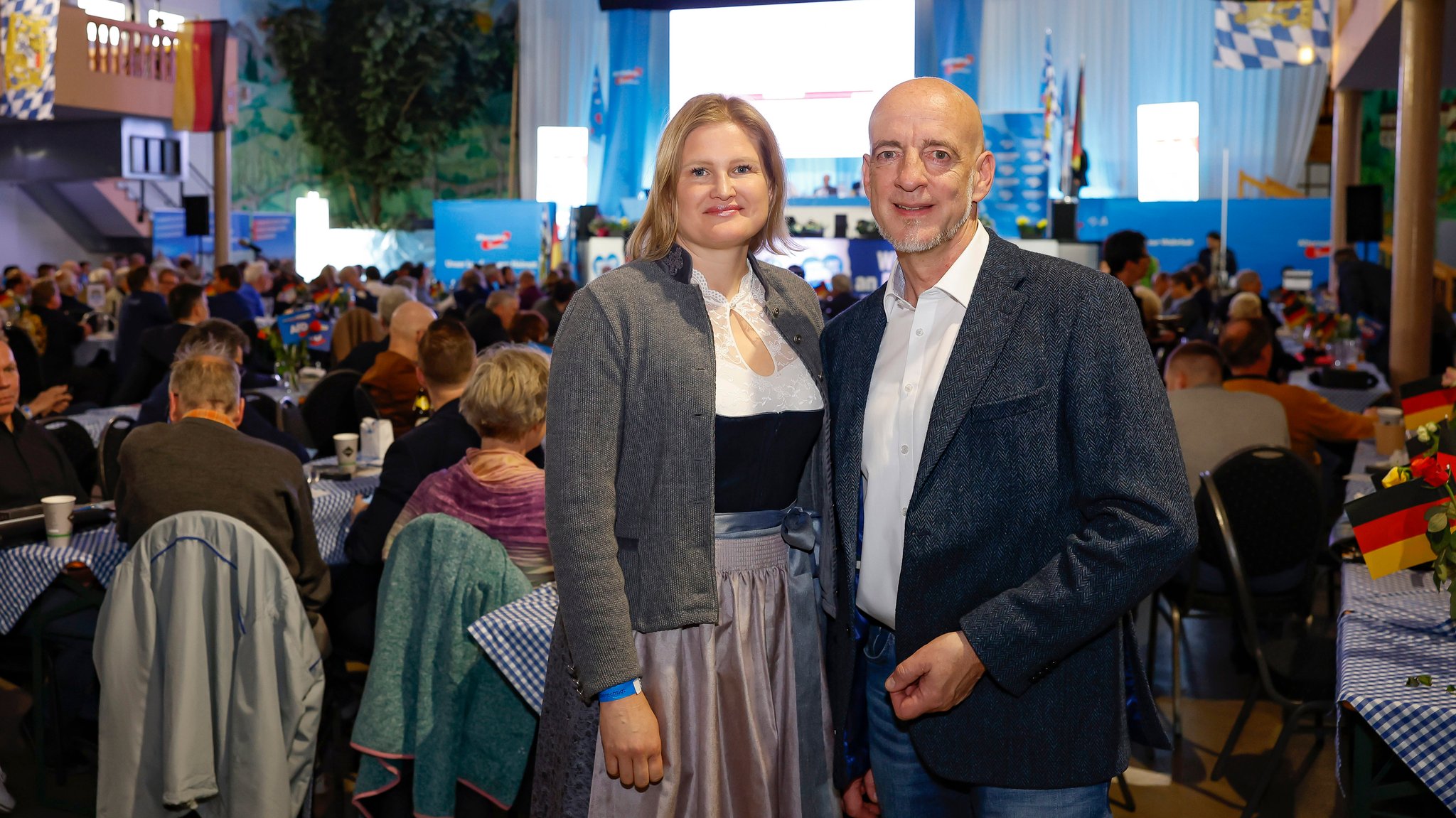 Katrin Ebner-Steiner und Martin Böhm, Spitzenduo für die Bayern-AfD