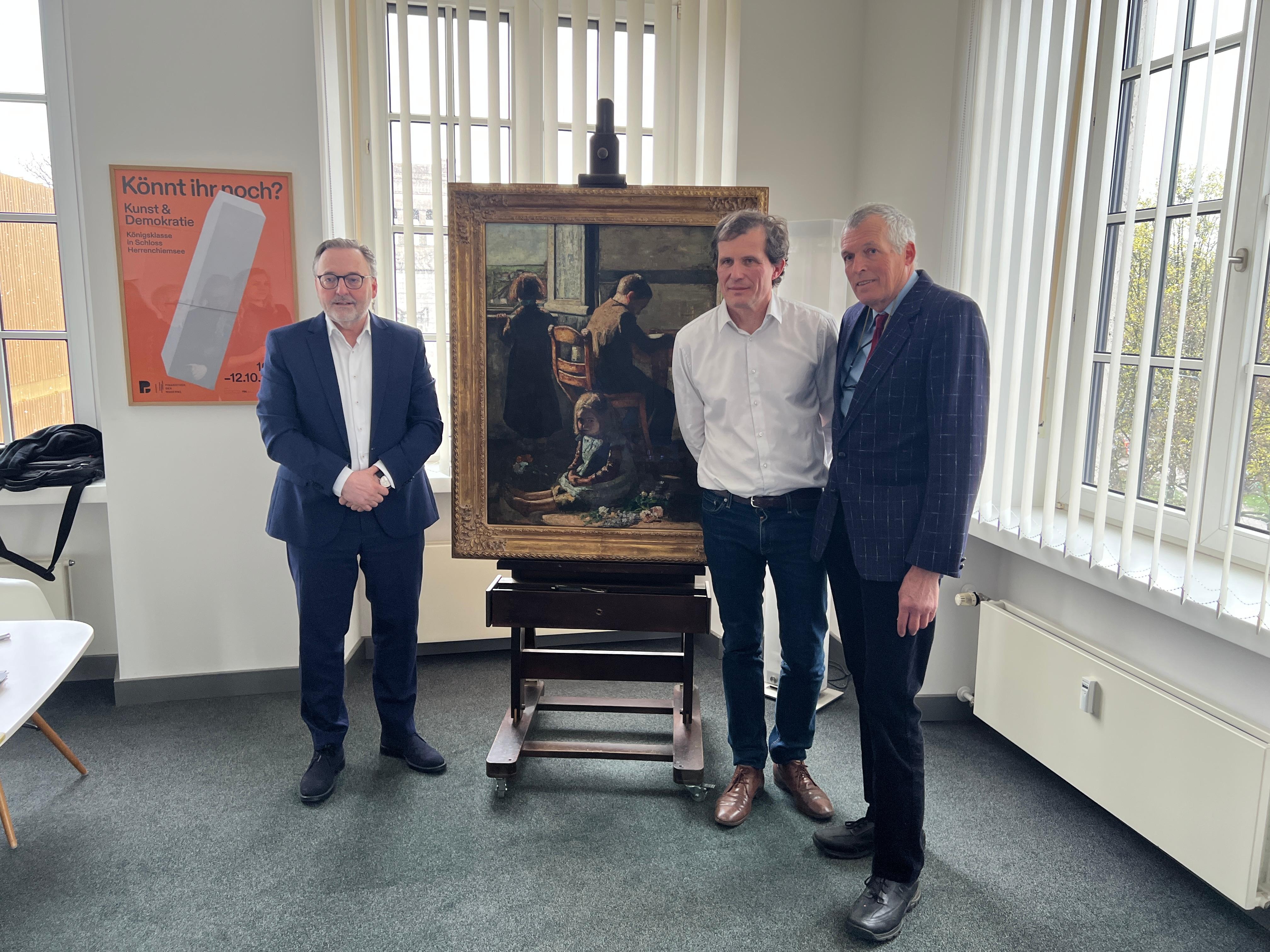 Rückgabe des Gemäldes "Interieur mit Kindern"